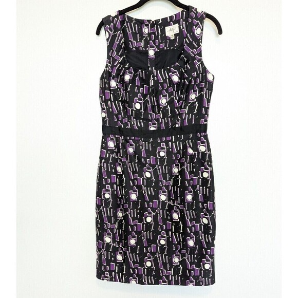 Milly of New York Silk Blend Dress Womens Size 8 Purple - Picture 1 of 12
